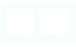 SOL White Glass  Cover 2 Gang