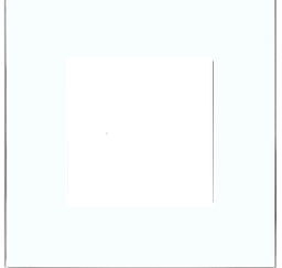 SOL White Glass  Cover 1 Gang  UK  Size