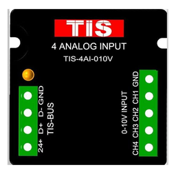 4X 0-10V Analog inputs