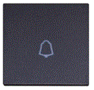 SOL-BEL-SW-A Door Bell Gray Color UK Size