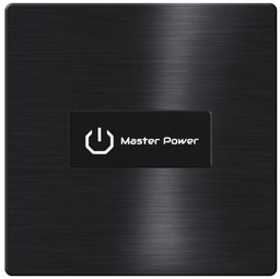 TIS-CLK-1B-1F-BLK Click Push Button TIS-BUS Series 1 gang in Single Frame Metal Black