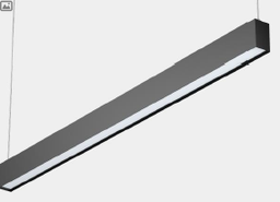 Linear Light Aluminum+PC   Size:W33*H50MM