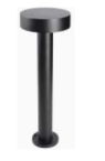 21-BL21B Bollard Light 12W 3000K IP54 BLACK  D150*D50*H600mm